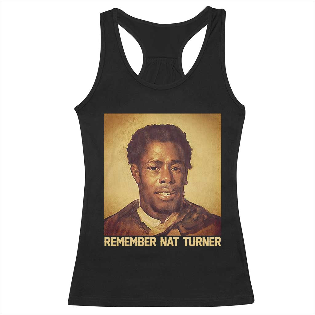 Nat Turner Racerback Tank Top Black History Month