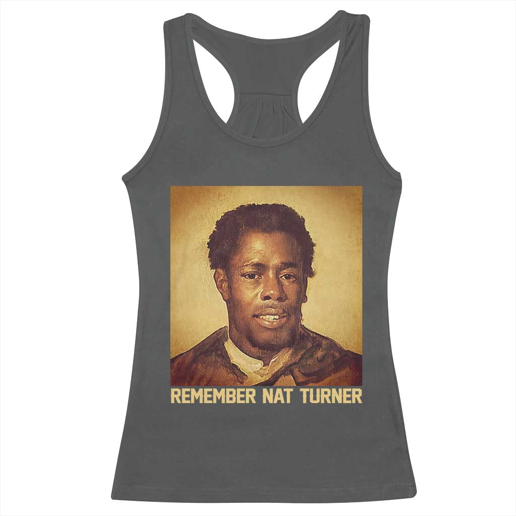 Nat Turner Racerback Tank Top Black History Month