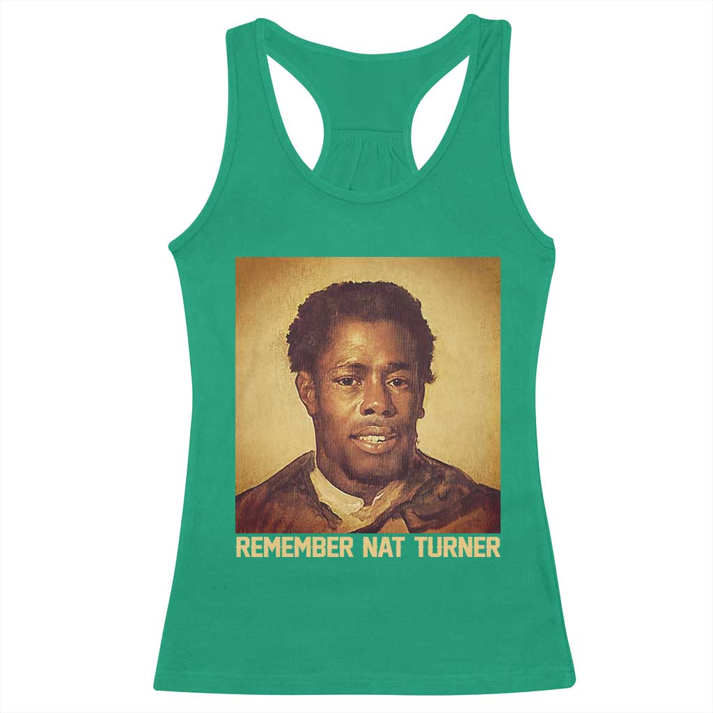 Nat Turner Racerback Tank Top Black History Month