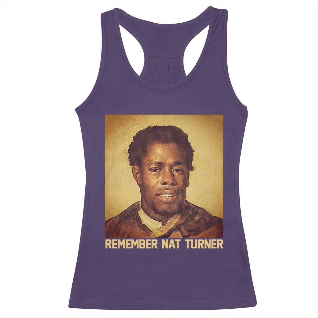 Nat Turner Racerback Tank Top Black History Month