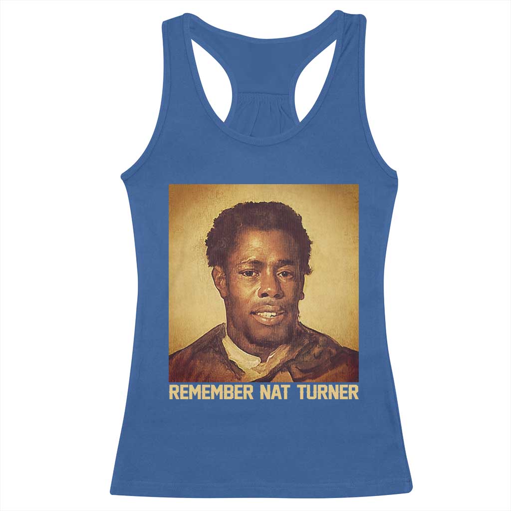 Nat Turner Racerback Tank Top Black History Month