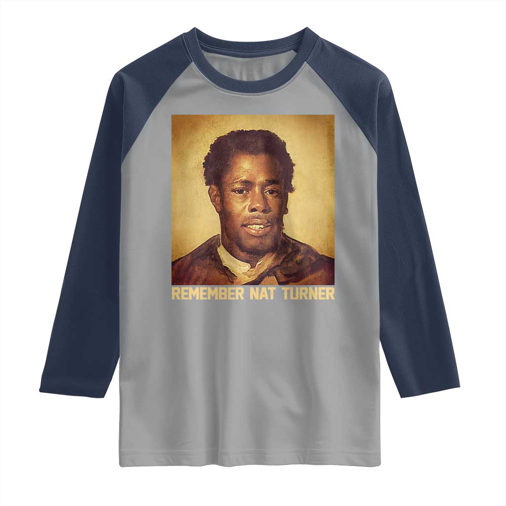 Nat Turner Raglan Shirt Black History Month