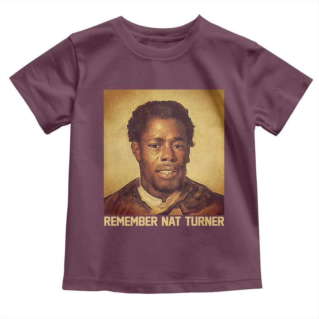 Nat Turner Toddler T Shirt Black History Month