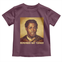 Nat Turner Toddler T Shirt Black History Month