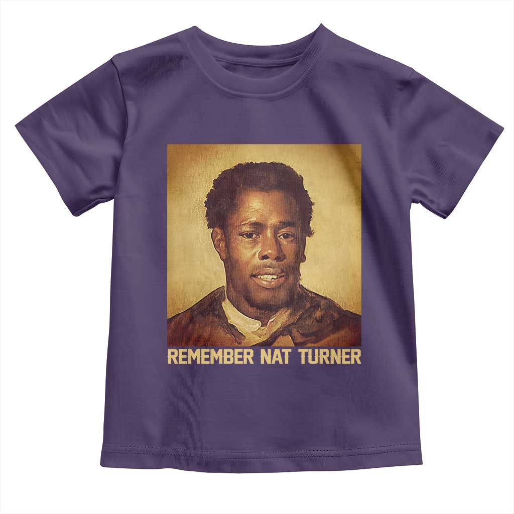Nat Turner Toddler T Shirt Black History Month