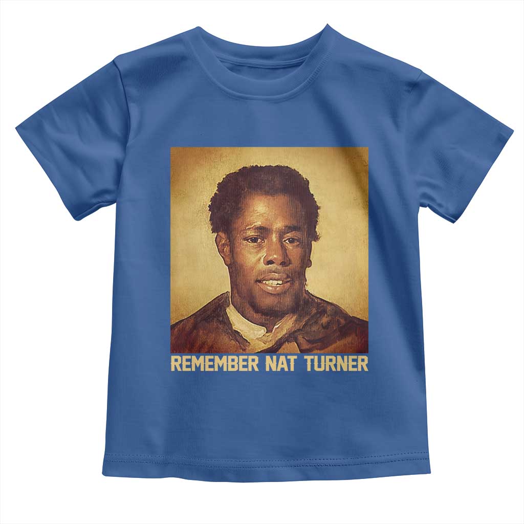 Nat Turner Toddler T Shirt Black History Month