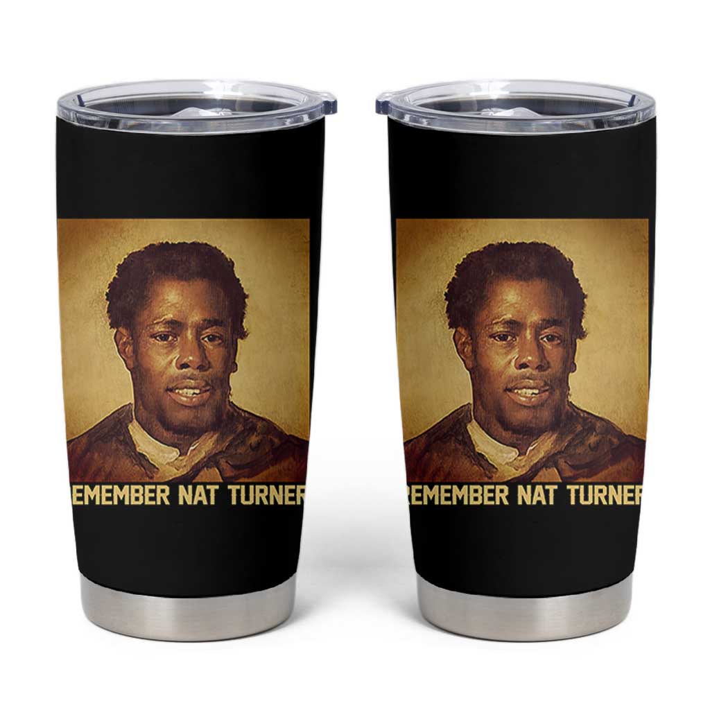 Nat Turner Tumbler Cup Black History Month