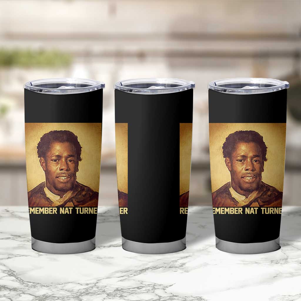 Nat Turner Tumbler Cup Black History Month