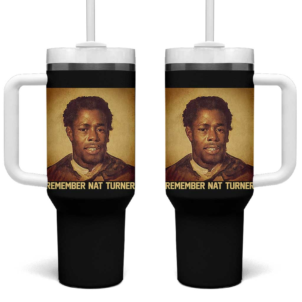 Nat Turner Tumbler With Handle Black History Month