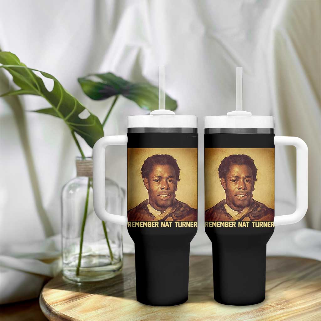Nat Turner Tumbler With Handle Black History Month