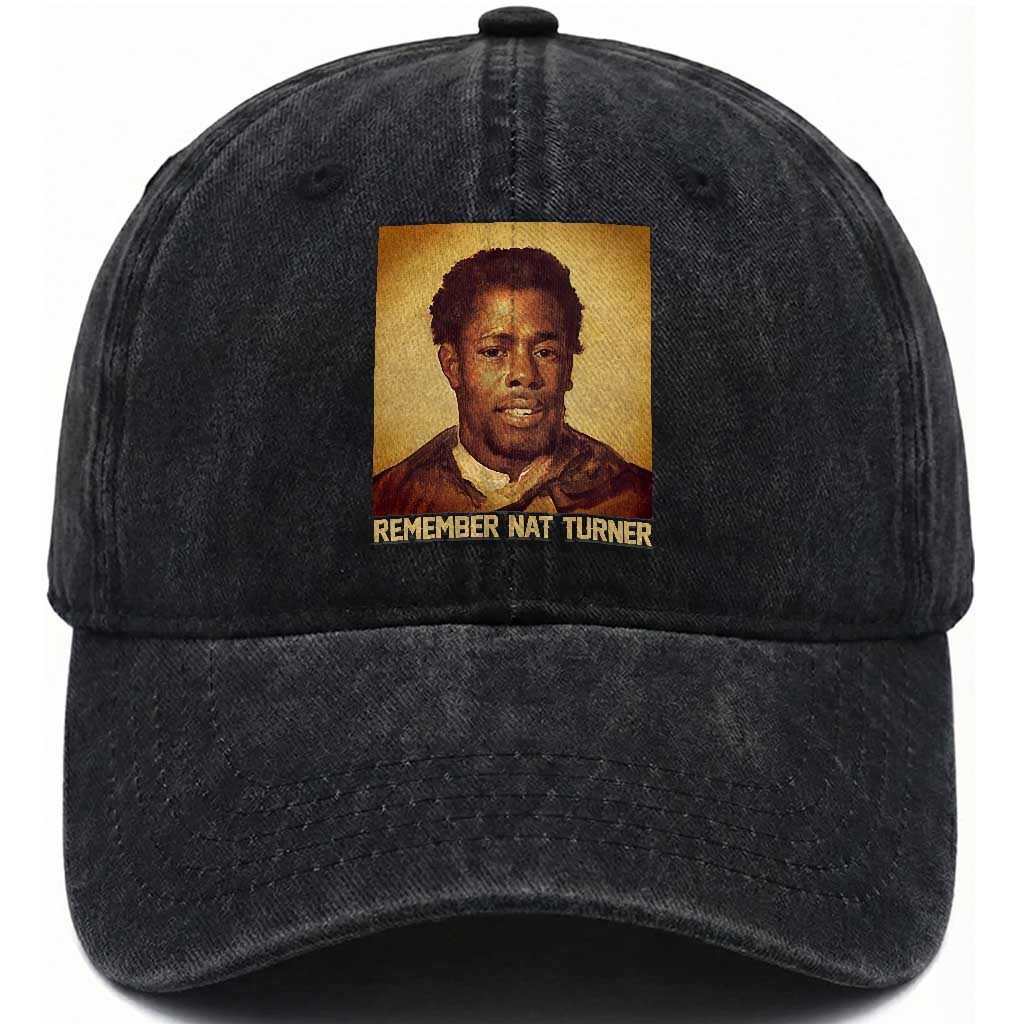 Nat Turner Washed Cotton Baseball Cap Black History Month
