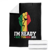 Nat Turner Quote Throw Blanket Black History African American