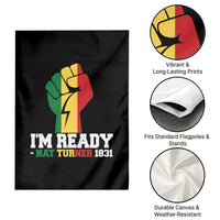 Nat Turner Quote Garden Flag Black History African American