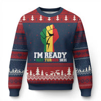 Nat Turner Quote Ugly Christmas Sweater Black History African American