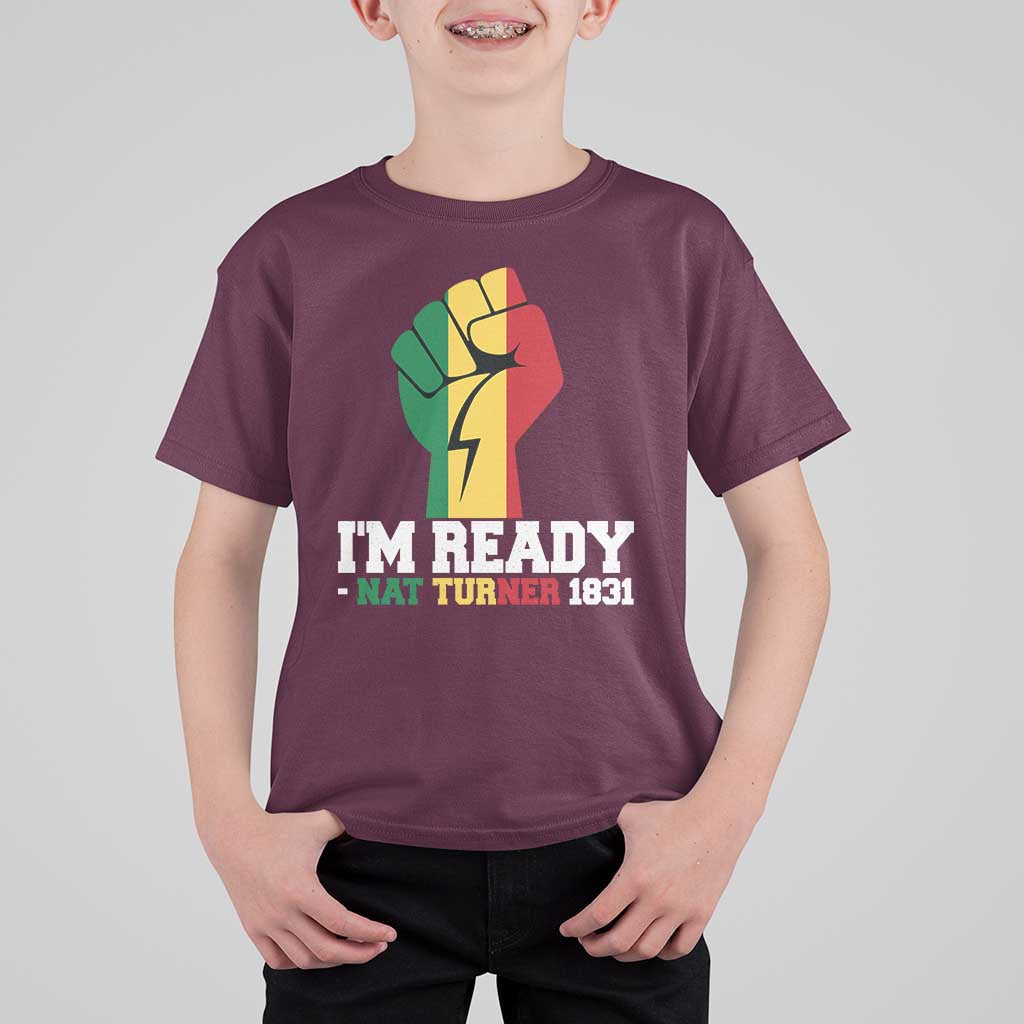 Nat Turner Quote T Shirt For Kid Black History African American