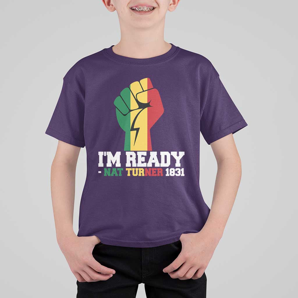 Nat Turner Quote T Shirt For Kid Black History African American