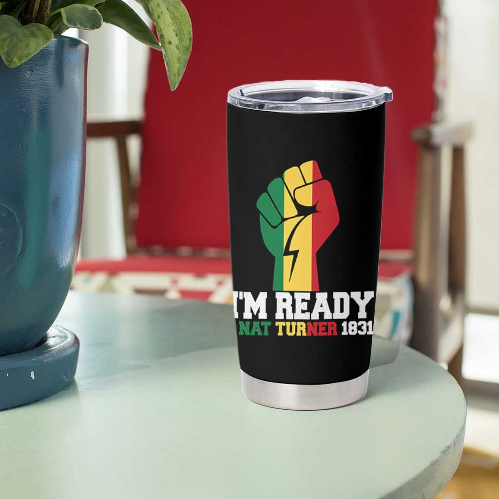 Nat Turner Quote Tumbler Cup Black History African American