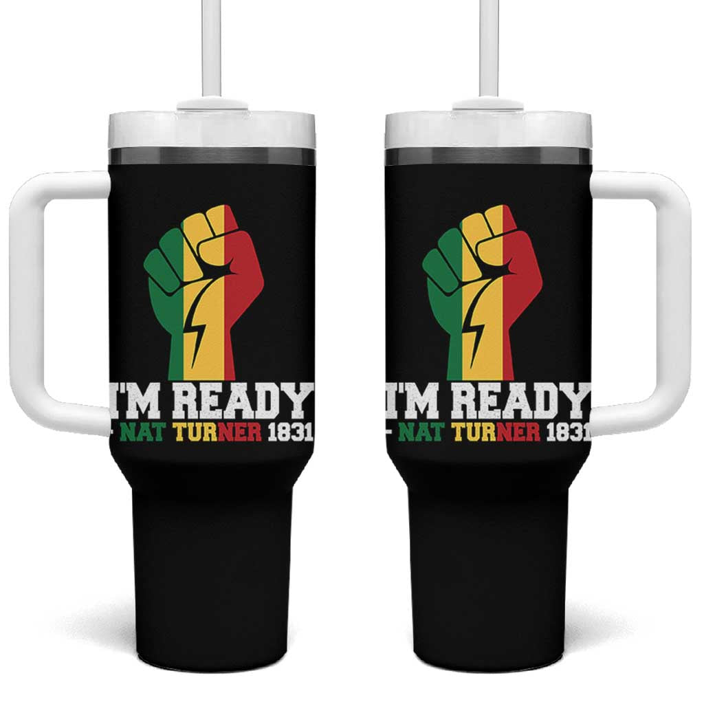 Nat Turner Quote Tumbler With Handle Black History African American