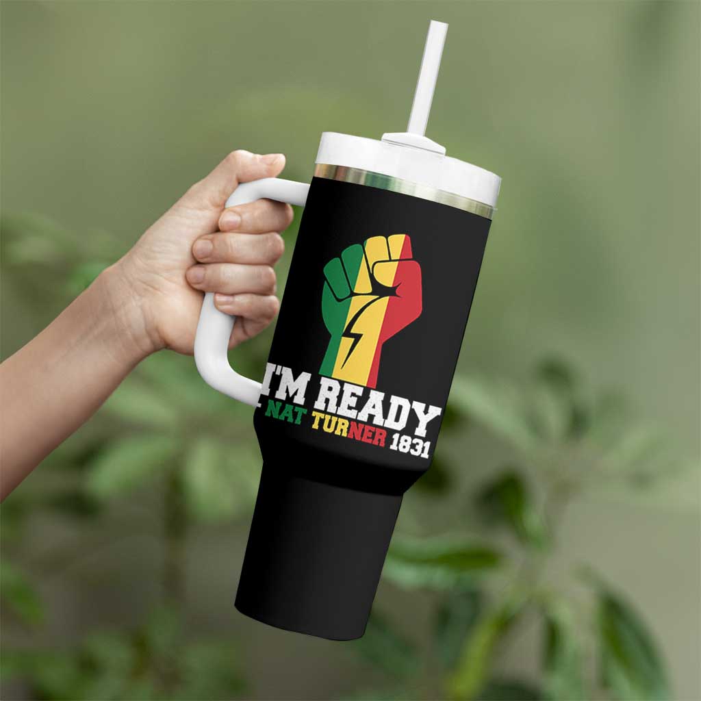 Nat Turner Quote Tumbler With Handle Black History African American