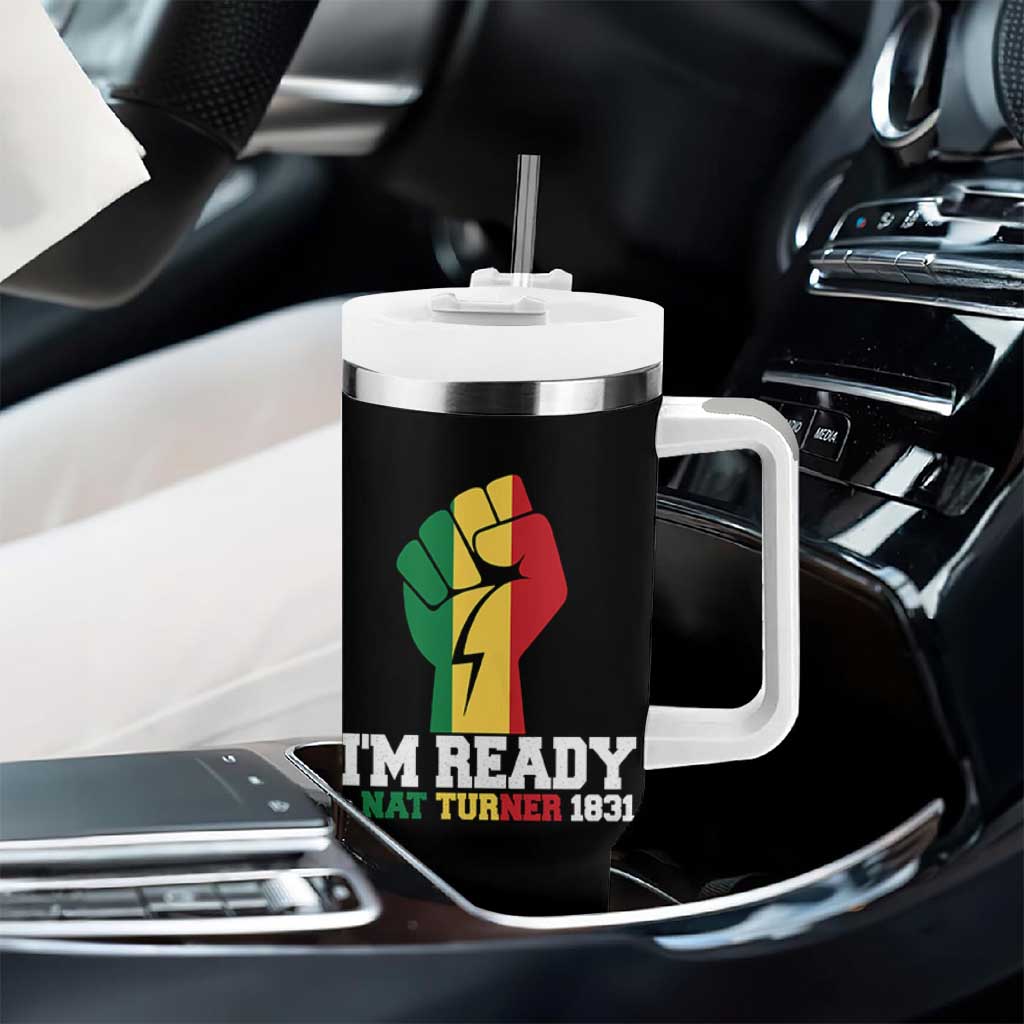 Nat Turner Quote Tumbler With Handle Black History African American