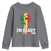 Nat Turner Quote Youth Sweatshirt Black History African American
