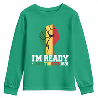 Nat Turner Quote Youth Sweatshirt Black History African American