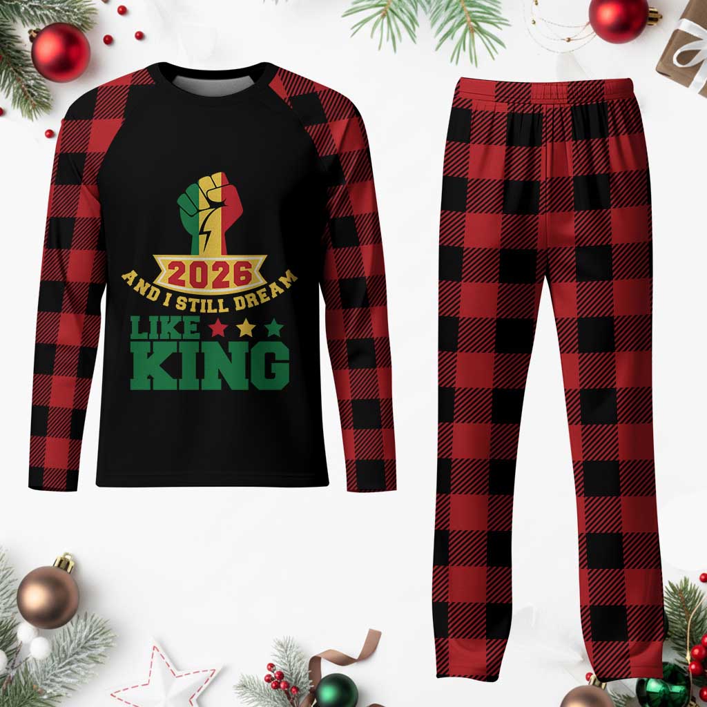 MLK Day Plaid Pajama Set 2026 And I Still Dream Like King