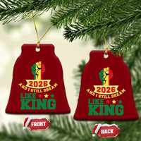 MLK Day Ceramic Ornament 2026 And I Still Dream Like King