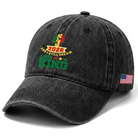 MLK Day Washed Cotton Baseball Cap 2026 And I Still Dream Like King