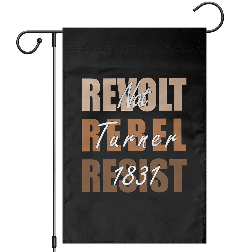 Nat Turner Quote Garden Flag Black History Month