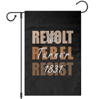 Nat Turner Quote Garden Flag Black History Month