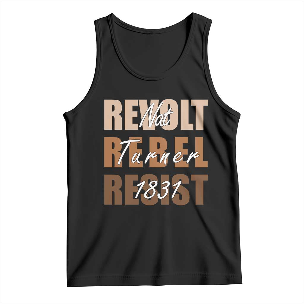 Nat Turner Quote Tank Top Black History Month