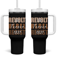Nat Turner Quote Tumbler With Handle Black History Month