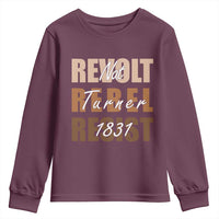Nat Turner Quote Youth Sweatshirt Black History Month