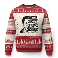 Nat Turner Quote Ugly Christmas Sweater Black History Hero Y'all Gone Learn Today