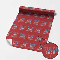 Tulsi Gabbard 2028 Wrapping Paper Roll Support Mrs. President Vintage Retro Grunge