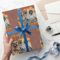 Tummy Ache Survivor Raccoon Meme Wrapping Paper Roll
