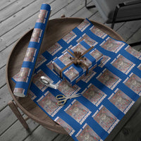 Tummy Ache Survivor Wrapping Paper Roll Funny Cute Cat Meme - Wonder Print Shop