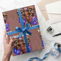 Tung Tung Sahur Italian Brainrot 4th Of July Meme Wrapping Paper Roll