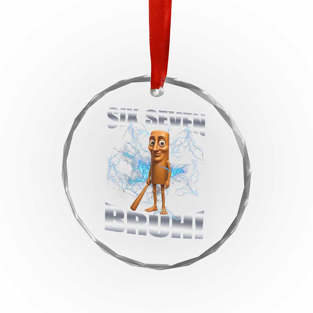 Tung Tung Sahur Six Seven Meme Crystal Glass Ornament Funny 67 Gen Alpha Gift - Wonder Print Shop