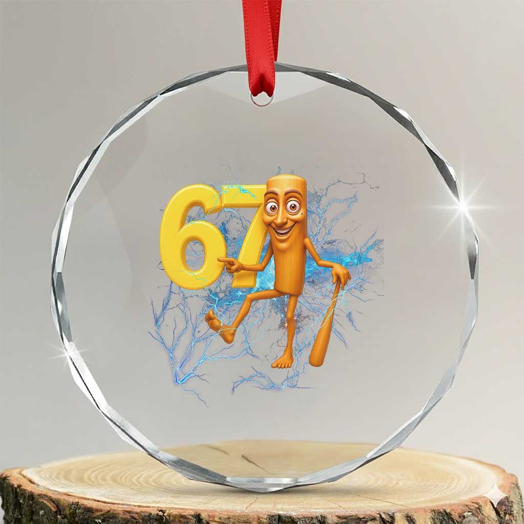 Tung Tung Sahur Six Seven Meme Crystal Glass Ornament Funny Gen Z Alpha Gift - Wonder Print Shop