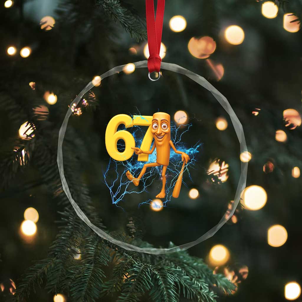Tung Tung Sahur Six Seven Meme Crystal Glass Ornament Funny Gen Z Alpha Gift - Wonder Print Shop