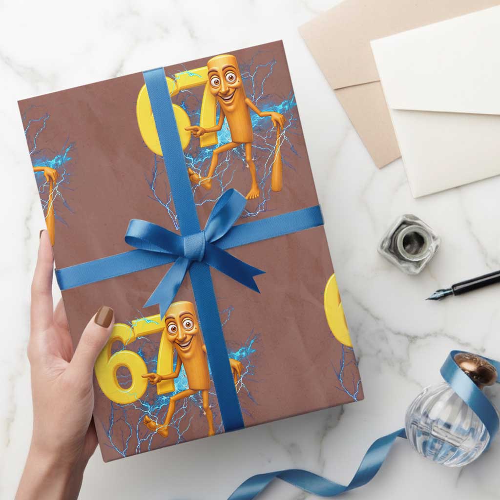 Tung Tung Sahur Six Seven Meme Wrapping Paper Roll Funny Gen Z Alpha Gift - Wonder Print Shop