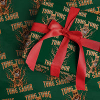 Tung Tung Tung Sahur is Calling Scuba Dance Meme Wrapping Paper Roll Italian Brainrot
