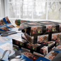 Tung Tung Tung Sahur John Pork Calling Wrapping Paper Roll Tralalero Tralala Meme Brainrot Funny