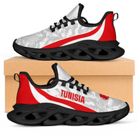 Tunisia 2026 Football Clunky Sneakers Eagles of Carthage Grunge Curve Stylized - Wonder Print Shop