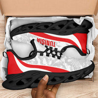 Tunisia 2026 Football Clunky Sneakers Eagles of Carthage Grunge Curve Stylized - Wonder Print Shop