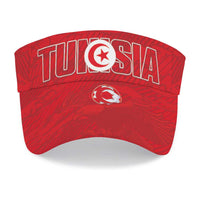 Tunisia 2026 Football Sun Visor Cap Allez Tunisie