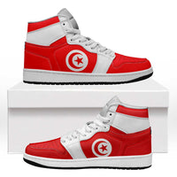 Tunisia High Sneakers AJ1 Classic National Flag Style - Wonder Print Shop