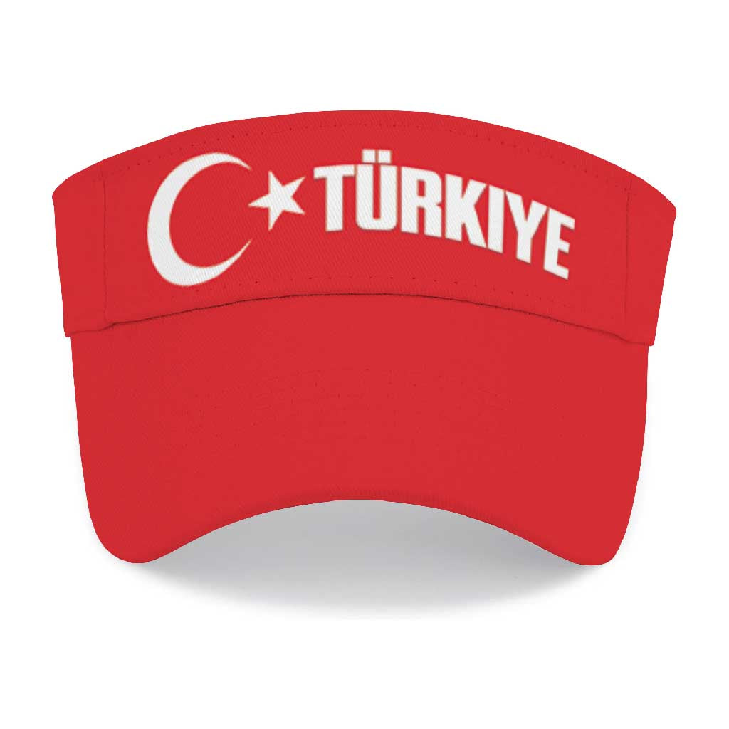 Turkey 2026 Football Sun Visor Cap Turkiye Sampiyon